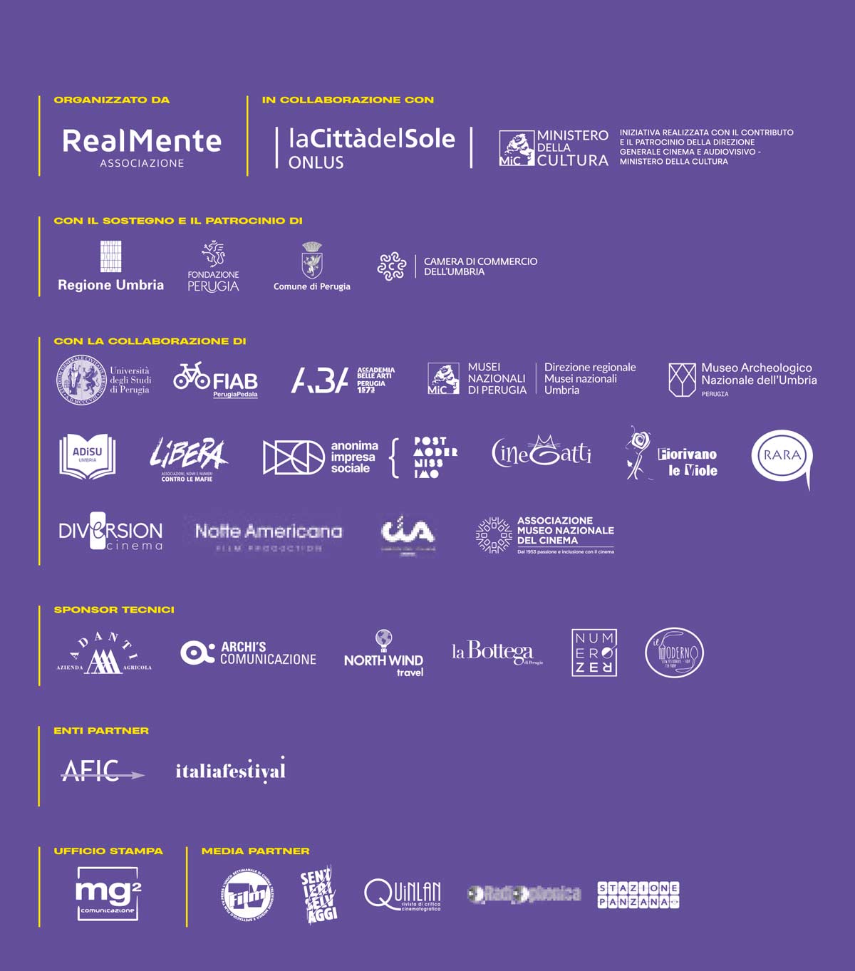 Programma PerSo Film Festival 2024